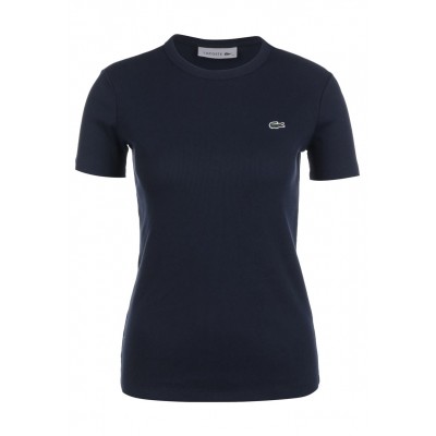 Kobiety T_SHIRT_TOP | Lacoste T-shirt basic - marine/granatowy - GW48369
