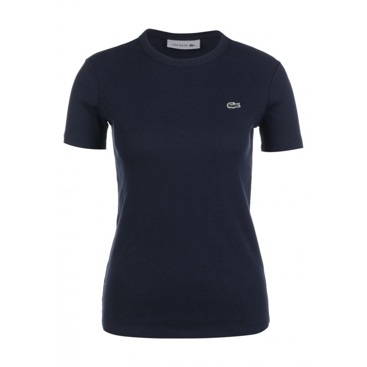 Kobiety T SHIRT TOP | Lacoste T-shirt basic - marine/granatowy - GW48369
