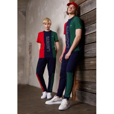 Kobiety T_SHIRT_TOP | Lacoste UNISEX - T-shirt z nadrukiem - marine/rouge vert/granatowy - EB71030