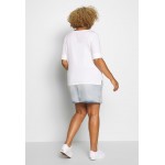 Kobiety T SHIRT TOP | Lauren Ralph Lauren Woman COTTON-BLEND BOATNECK TOP - T-shirt basic - white/biały - ZH24875