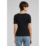 Kobiety T SHIRT TOP | Lee T-shirt basic - black/czarny - HC00900