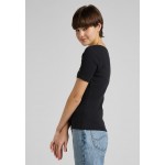 Kobiety T SHIRT TOP | Lee T-shirt basic - black/czarny - HC00900