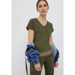 Kobiety T SHIRT TOP | Liu Jo Jeans T-shirt z nadrukiem - camouflage studs/oliwkowy - SM96145