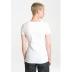 Kobiety T SHIRT TOP | LOGOSHIRT PIRATE - T-shirt z nadrukiem - altweiss/biały - LH57365
