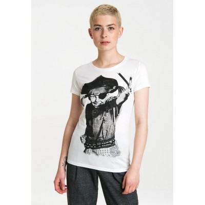 Kobiety T_SHIRT_TOP | LOGOSHIRT PIRATE  - T-shirt z nadrukiem - altweiss/biały - LH57365