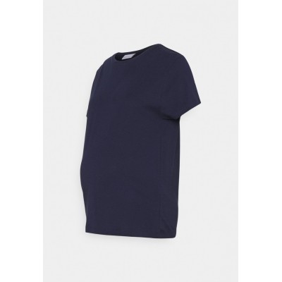 Kobiety T_SHIRT_TOP | MAMALICIOUS MLSOPHIA  - T-shirt basic - peacoat/niebieski - OE55884