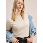 Kobiety T SHIRT TOP | Mango ALMA - T-shirt basic - licht/pastelgrijs/piaskowy - ZK05601