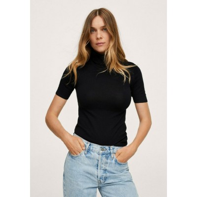 Kobiety T_SHIRT_TOP | Mango ALMA - T-shirt basic - noir/czarny - PC17817