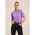 Kobiety T SHIRT TOP | Mango LURIN - T-shirt basic - light pastel purple/fioletowy - HV51764