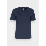 Kobiety T SHIRT TOP | Marks & Spencer BROD COLLAR - T-shirt z nadrukiem - navy/granatowy - WW99168