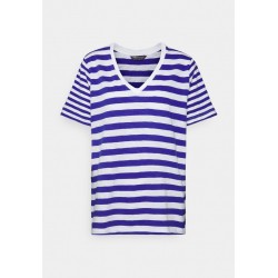 Kobiety T_SHIRT_TOP | Marks & Spencer SLUB  - T-shirt z nadrukiem - bright blue mix/niebieski - ZH59095