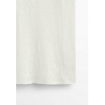 Kobiety T SHIRT TOP | Massimo Dutti T-shirt basic - beige/beżowy - ZQ26986