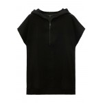 Kobiety T SHIRT TOP | Massimo Dutti T-shirt basic - black/czarny - JN61460
