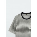 Kobiety T SHIRT TOP | Massimo Dutti T-shirt z nadrukiem - white/biały - OM37977