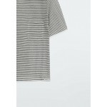 Kobiety T SHIRT TOP | Massimo Dutti T-shirt z nadrukiem - white/biały - OM37977