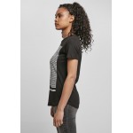 Kobiety T SHIRT TOP | Merchcode T-shirt z nadrukiem - black/czarny - NC60039