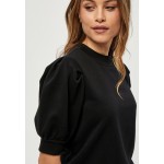 Kobiety T SHIRT TOP | Minus MIKA - T-shirt z nadrukiem - black/czarny - IB13355