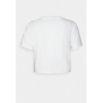 Kobiety T SHIRT TOP | Missguided Petite SWEETNESS - T-shirt z nadrukiem - white/biały - XL25051