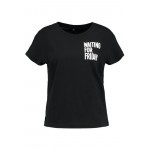 Kobiety T SHIRT TOP | Mister Tee LADIES WAITING FOR FRIDAY BOX TEE - T-shirt z nadrukiem - black/czarny - PF61301