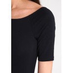 Kobiety T SHIRT TOP | Modström TANSY - T-shirt basic - black/czarny - BE74973