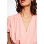 Kobiety T SHIRT TOP | Morgan WITH BALLOON SHORT SLEEVES - T-shirt z nadrukiem - mottled rose/jasnoróżowy melanż - CC09600