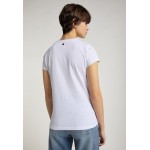 Kobiety T SHIRT TOP | Mustang T-shirt z nadrukiem - weiß/biały - KC72783