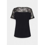 Kobiety T SHIRT TOP | NAF NAF OMORRIS - T-shirt z nadrukiem - noir/czarny - MA93795