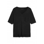 Kobiety T SHIRT TOP | Next SHORT SLEEVE - T-shirt basic - black/czarny - CI04770