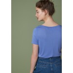 Kobiety T SHIRT TOP | Next SLOUCH - T-shirt basic - light blue/jasnoniebieski - CH90396