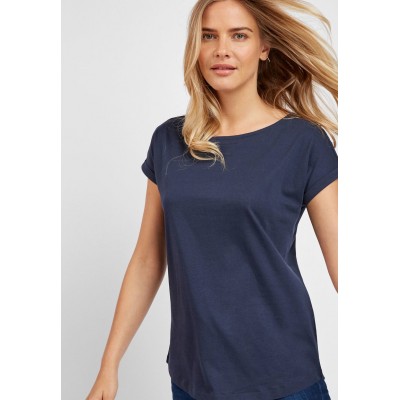 Kobiety T_SHIRT_TOP | Next T-shirt basic - blue/niebieski - TU57403