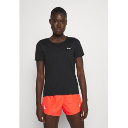 Kobiety T_SHIRT_TOP | Nike Performance RUN - T-shirt basic - black/bright crimson/silver/czarny - KO26318