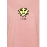 Kobiety T SHIRT TOP | Obey Clothing SUNSHINE VISUALS - T-shirt z nadrukiem - pink amethyst/różowy - EZ19774