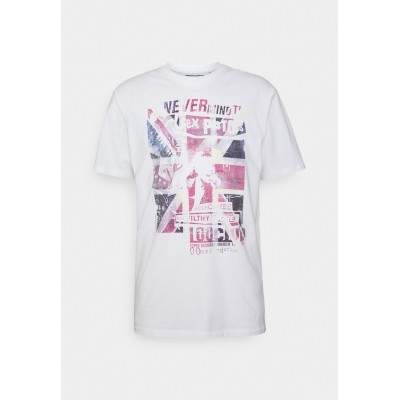 Kobiety T_SHIRT_TOP | Only & Sons ONSPISTOL LIFE UNISEX - T-shirt z nadrukiem - bright white/biały - RU99876