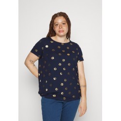 Kobiety T_SHIRT_TOP | ONLY Carmakoma CAREMA - T-shirt z nadrukiem - peacoat/granatowy - HM43584