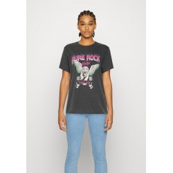 Kobiety T_SHIRT_TOP | ONLY ONLLUCY REBEL - T-shirt z nadrukiem - black/czarny - UO63759