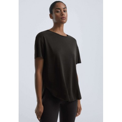 Kobiety T_SHIRT_TOP | OYSHO T-shirt basic - black/czarny - HW53959