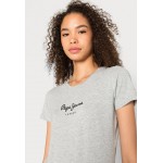 Kobiety T SHIRT TOP | Pepe Jeans NEW VIRGINIA - T-shirt z nadrukiem - grey/szary - LT58209