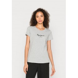 Kobiety T_SHIRT_TOP | Pepe Jeans NEW VIRGINIA - T-shirt z nadrukiem - grey/szary - LT58209