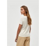 Kobiety T SHIRT TOP | PEPPERCORN DICTE - T-shirt basic - white/biały - SZ86629