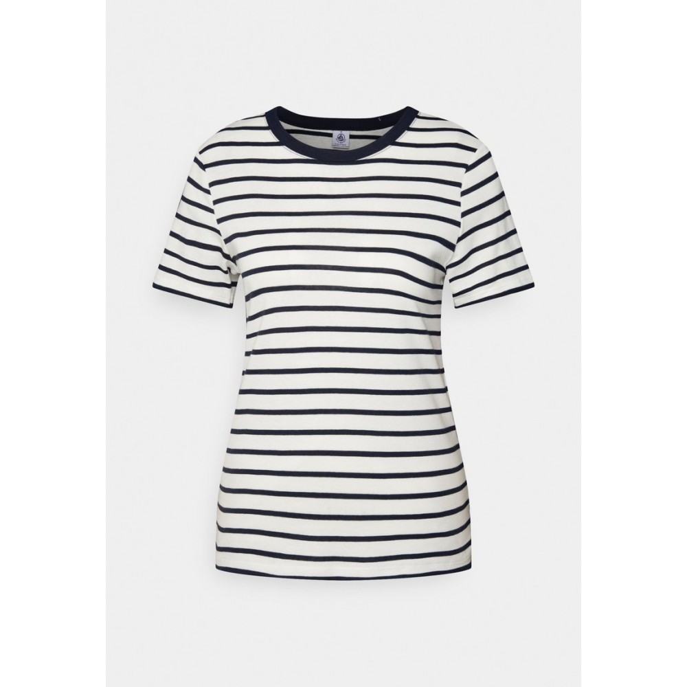 Kobiety T SHIRT TOP | Petit Bateau T-shirt z nadrukiem - marshmallow/smoking/mleczny - RV42212