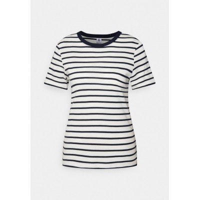 Kobiety T_SHIRT_TOP | Petit Bateau T-shirt z nadrukiem - marshmallow/smoking/mleczny - RV42212