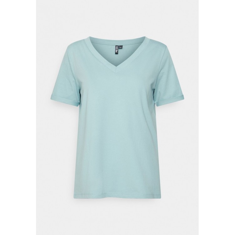 Kobiety T SHIRT TOP | Pieces T-shirt basic - tourmaline/turkusowy - TH72815