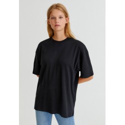 Kobiety T_SHIRT_TOP | PULL&BEAR BASIC - T-shirt basic - black/czarny - LB29994