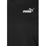 Kobiety T SHIRT TOP | Puma SMALL LOGO TEE PLUS - T-shirt basic - black/czarny - YM58899