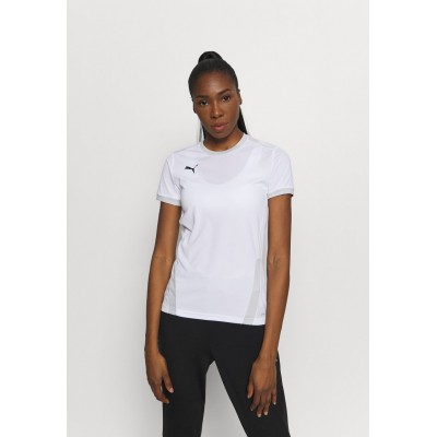 Kobiety T_SHIRT_TOP | Puma TEAM GOAL  - Koszulka sportowa - white/gray violet/biały - QD01036