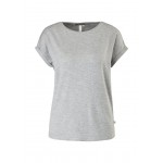 Kobiety T SHIRT TOP | QS by s.Oliver LOOSE FIT - T-shirt basic - grey mélange/szary - SZ50735
