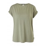 Kobiety T SHIRT TOP | QS by s.Oliver LOOSE FIT - T-shirt basic - khaki oliv/ciemnozielony - TN59207