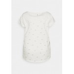 Kobiety T SHIRT TOP | Ragwear Plus ROSANNA PLUS - T-shirt z nadrukiem - white/biały - RI96686