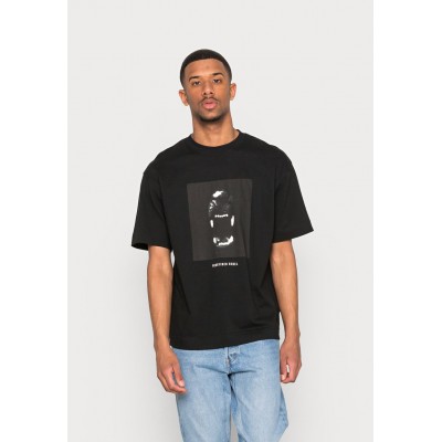 Kobiety T_SHIRT_TOP | Redefined Rebel HENDRIX TEE UNISEX - T-shirt z nadrukiem - black/czarny - LC83258