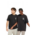 Kobiety T SHIRT TOP | Reebok Classic GS DATA FITNESS UNISEX - T-shirt z nadrukiem - black/czarny - FW79457